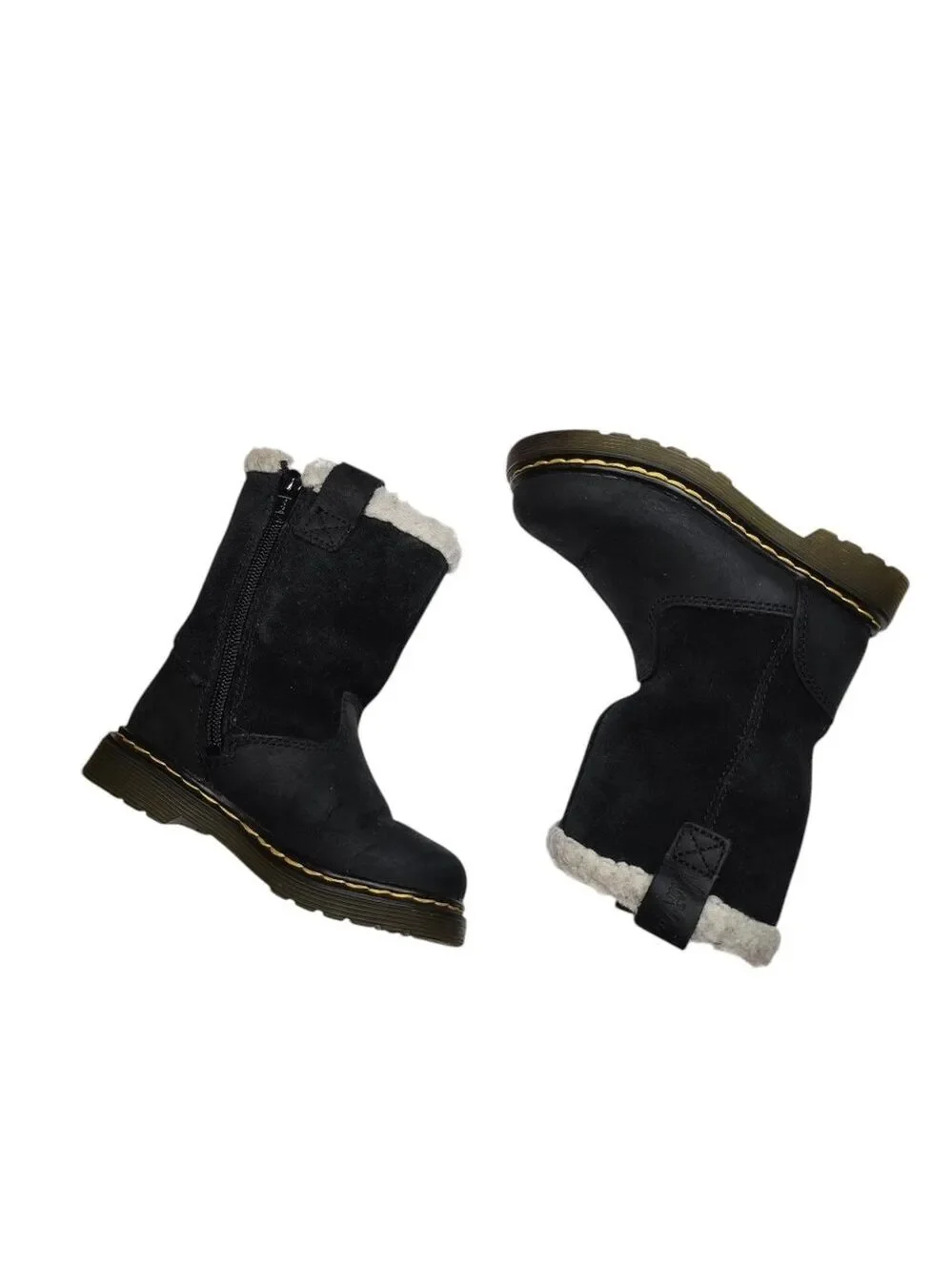 Dr. Martens Juney T Black Boots 8